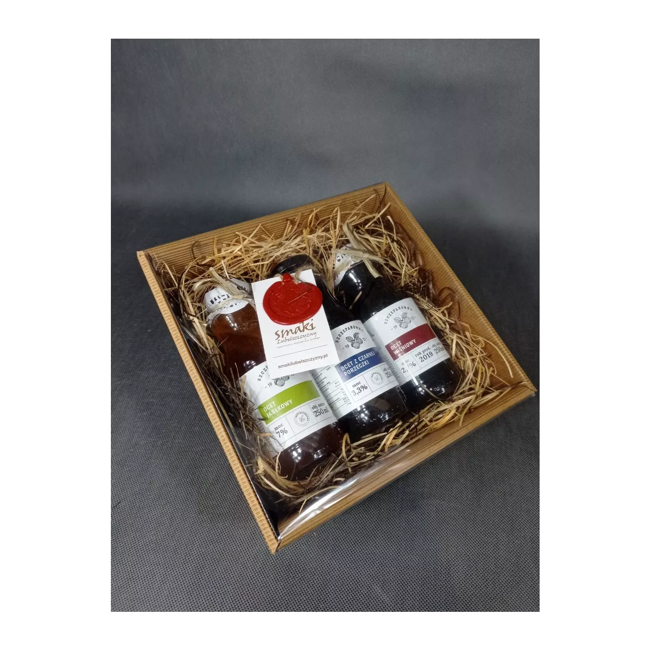 Zestaw upominkowy "Sałatkowy mix octów rzemieślniczych"