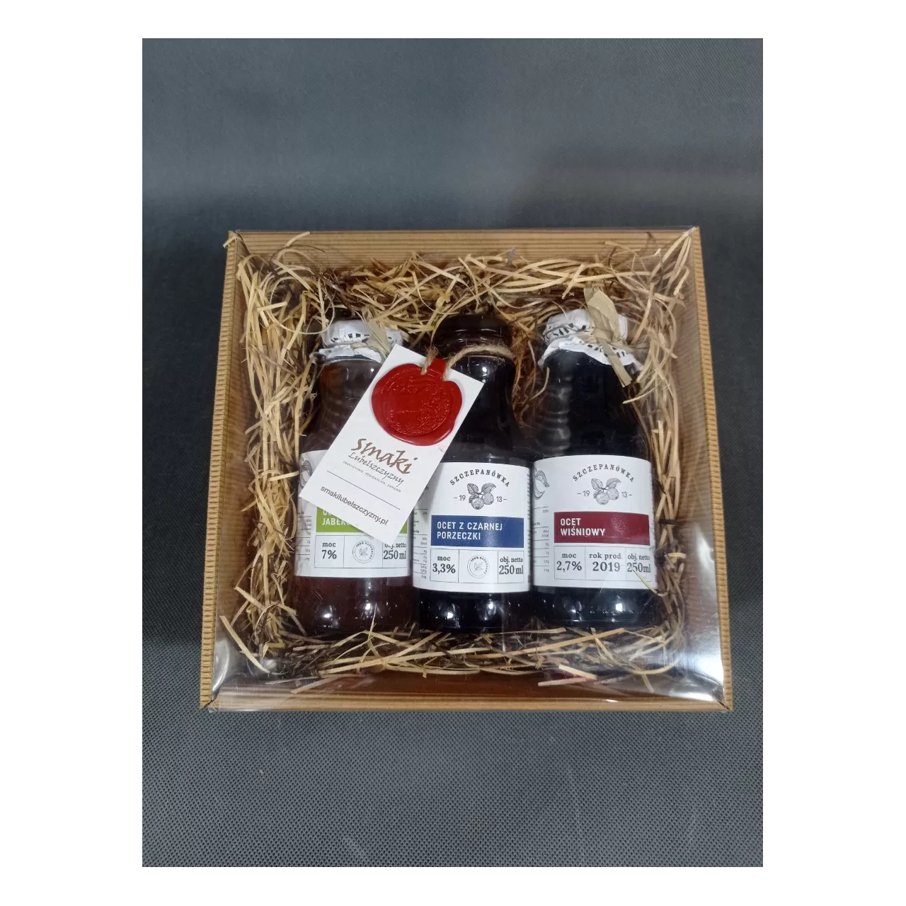 Zestaw upominkowy "Sałatkowy mix octów rzemieślniczych"