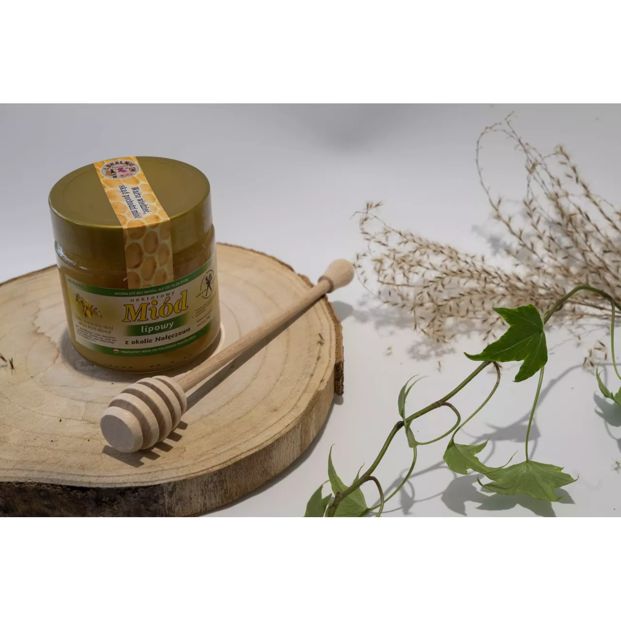 Miód lipowy 250 g z Nałęczowa