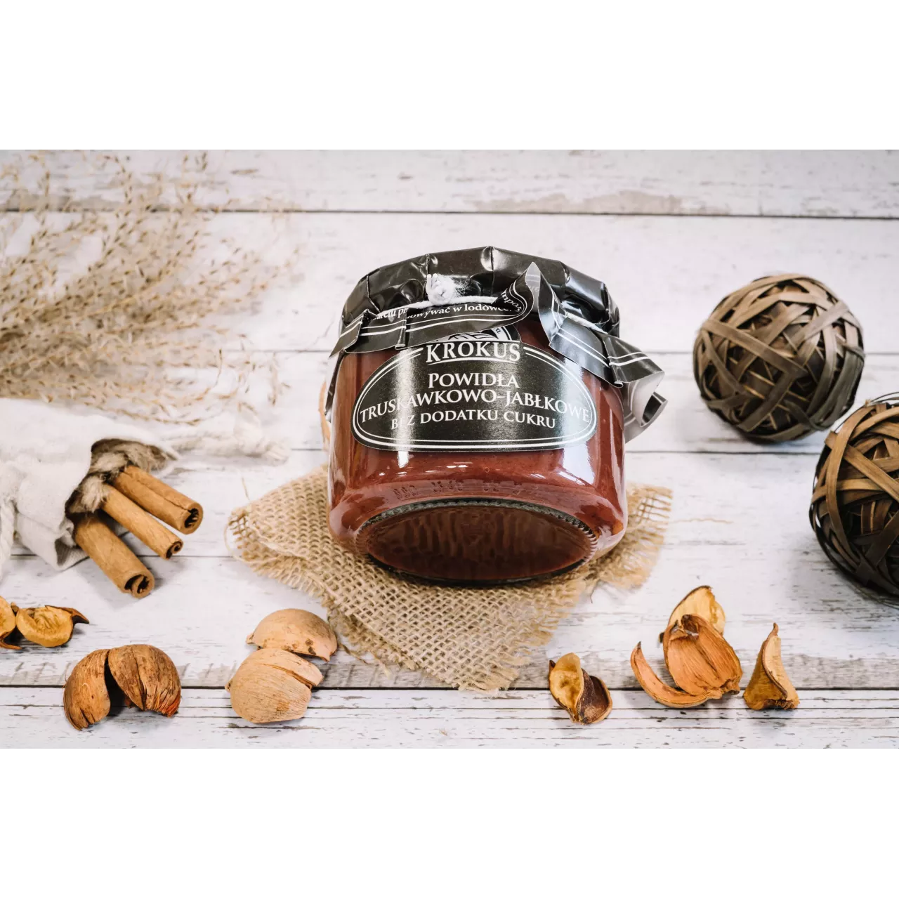 Powidła truskawkowo-jabłkowe bez cukru KROKUS 310g