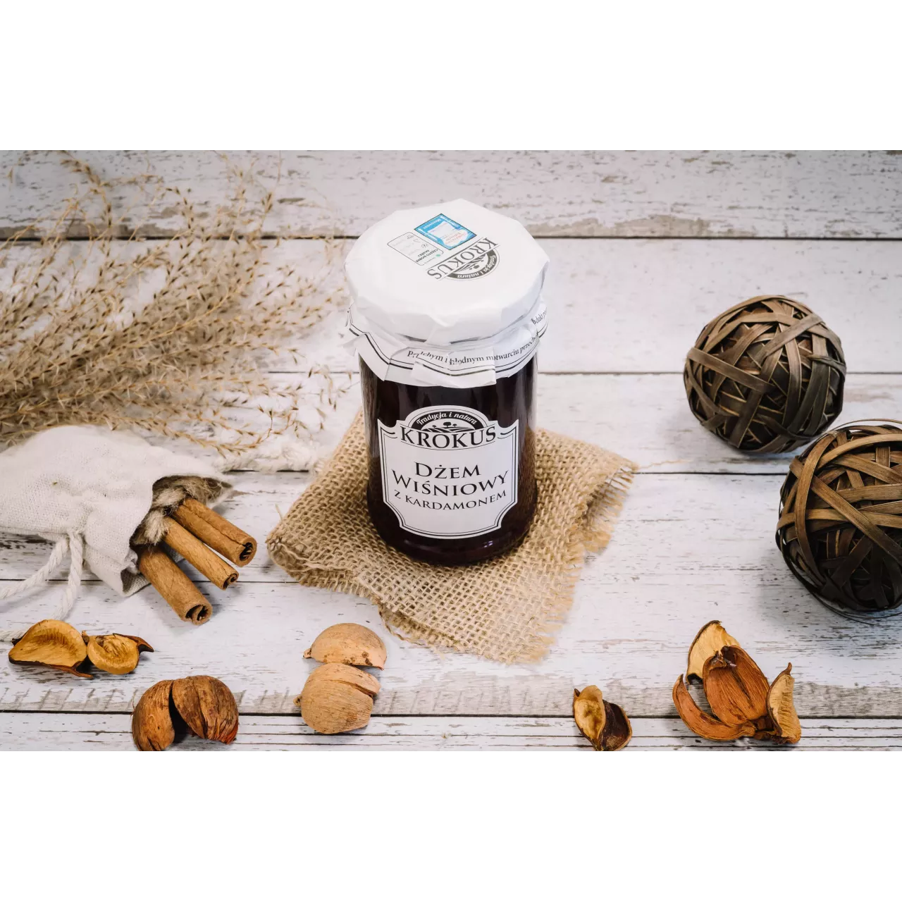 Dżem wiśniowy z kardamonem, Krokus 235 g