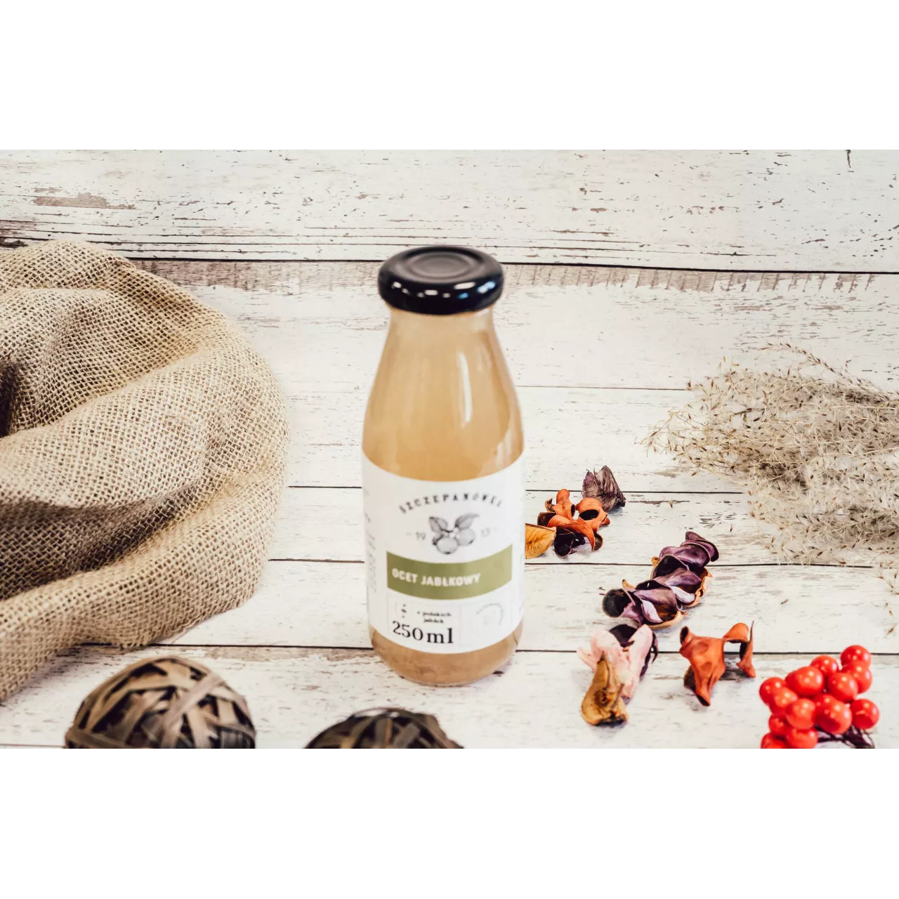 Ocet rzemieślniczy jabłkowy, Szczepanówka 250ml