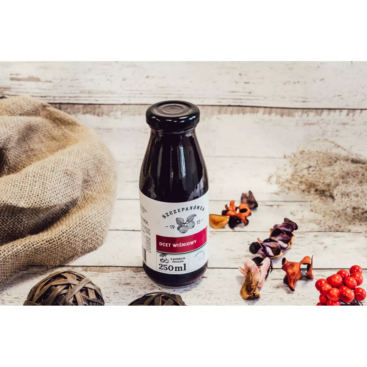 Ocet rzemieślniczy wiśniowy, Szczepanówka 250ml