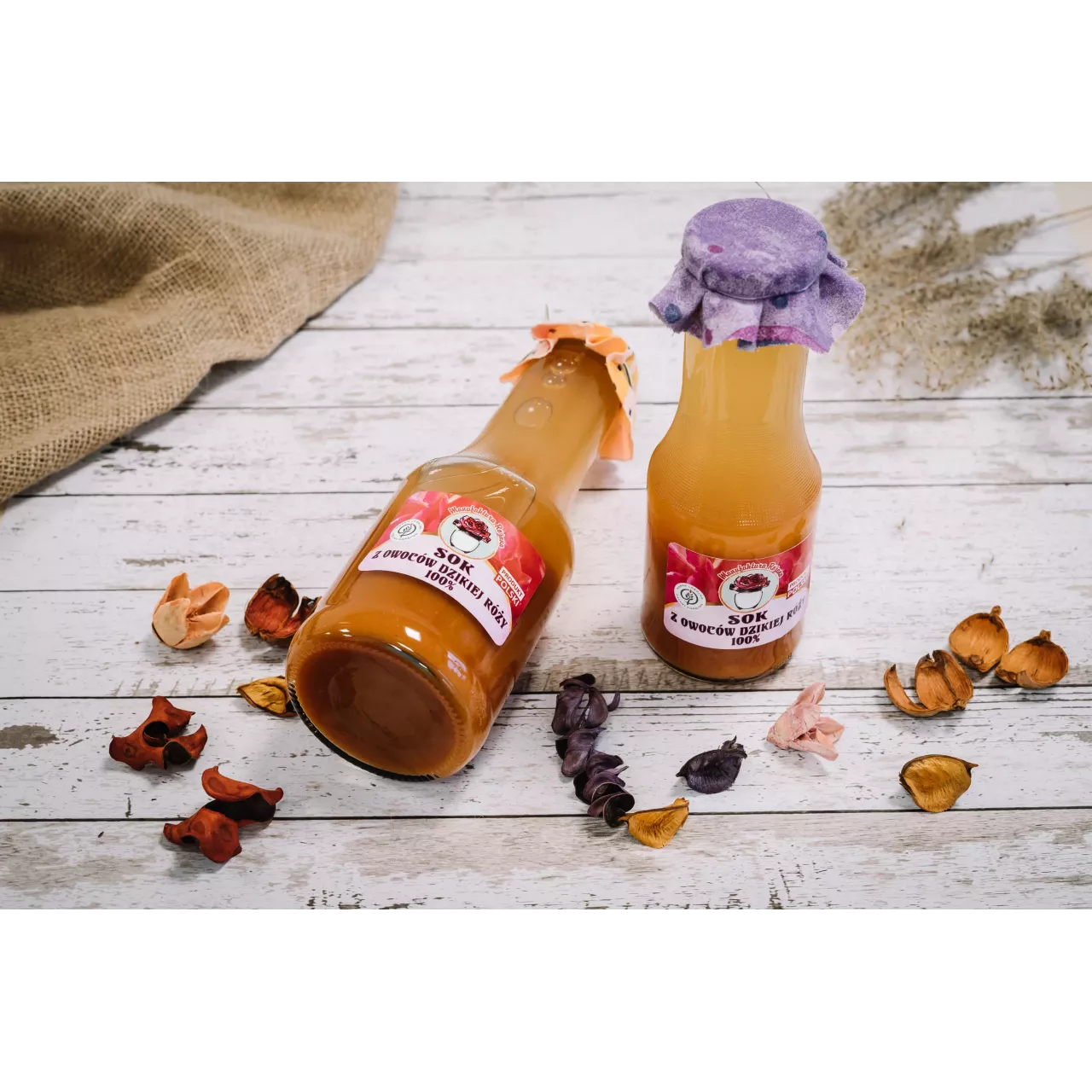 Sok z owoców dzikiej róży 500 ml - MANUFAKTURA RÓŻANA