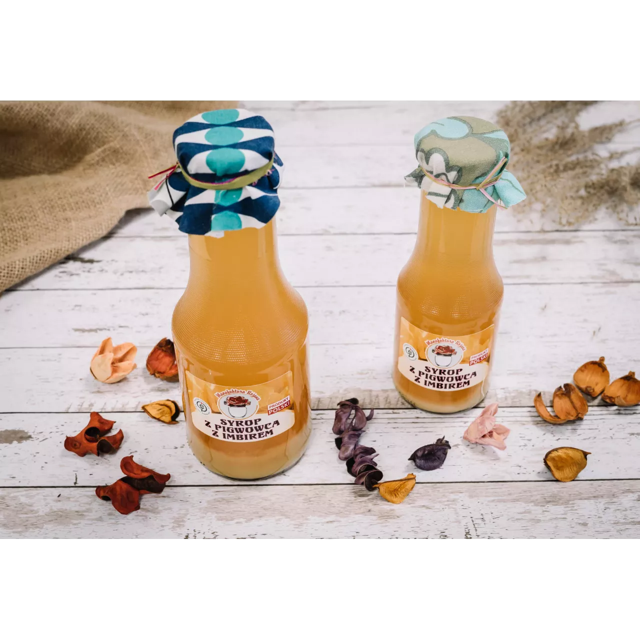 Syrop z pigwowca z imbirem, Manufaktura Różana 300 ml