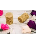 Świeca z wosku pszczelego 210 g KWIATY kol. naturalny