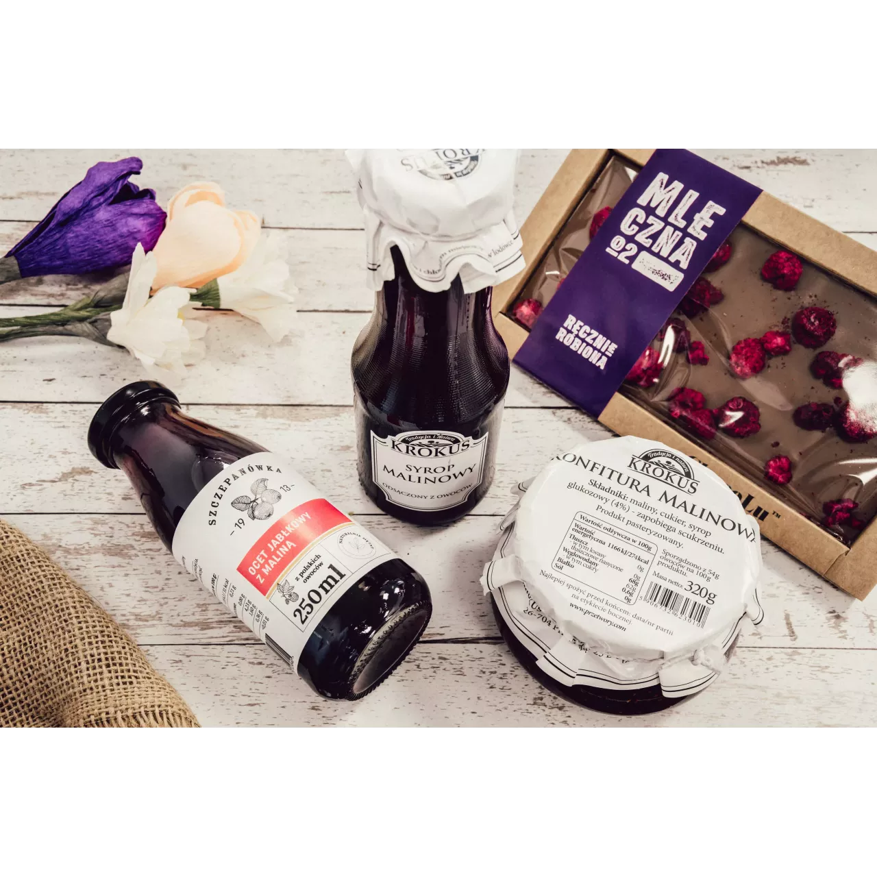 Zestaw upominkowy MALINA Z LUBLINA
