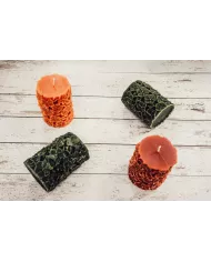 Świeca z wosku pszczelego KORALOWA HORTENSJA