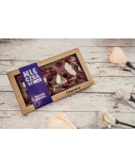 Czekolada mleczna z liofilizowaną maliną i jabłkiem 105 g