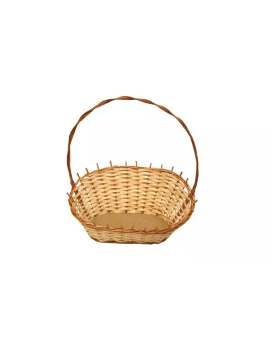 Duży koszyk w kolorze naturalnym