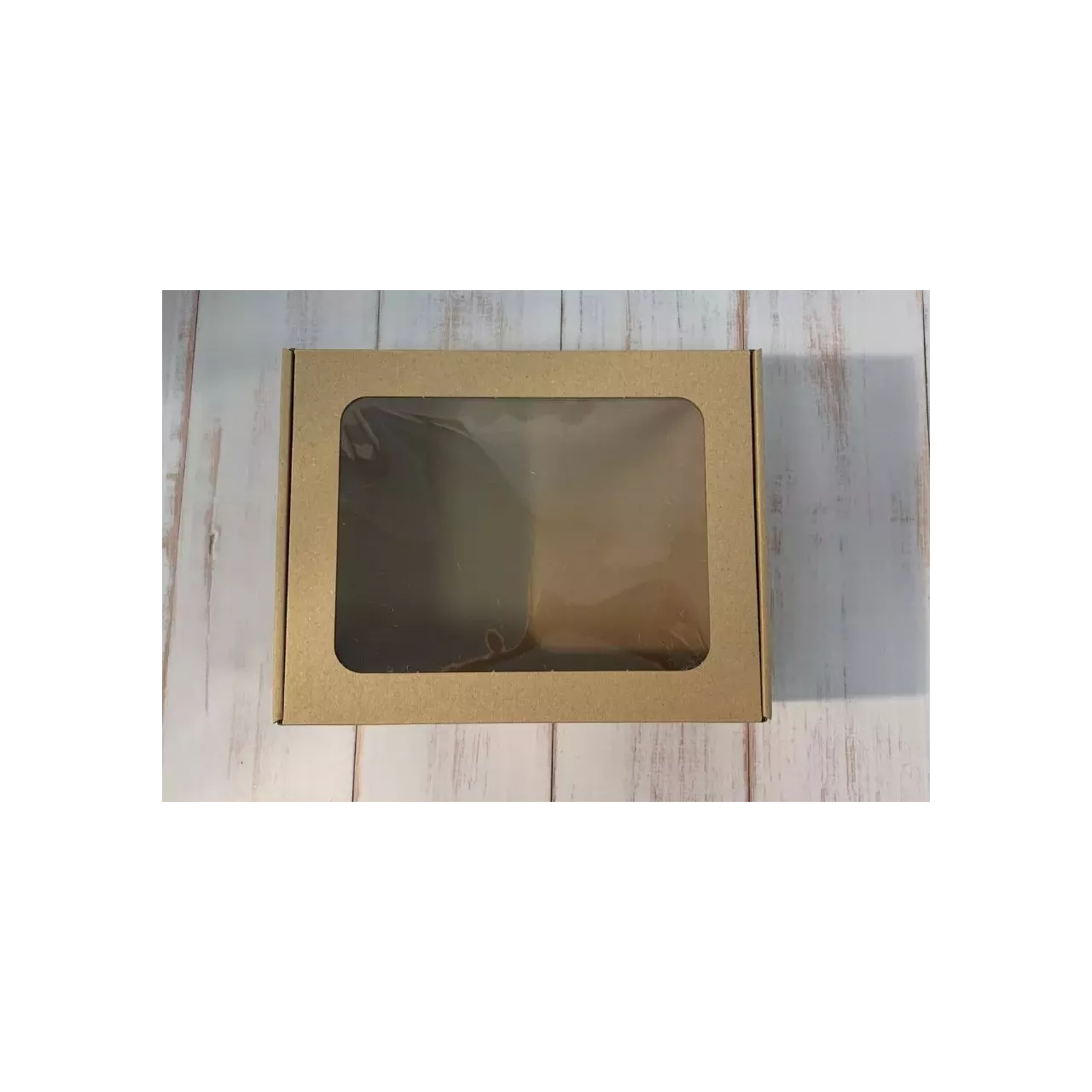 Pudełko fasonowe z okienkiem 25|20|10 cm