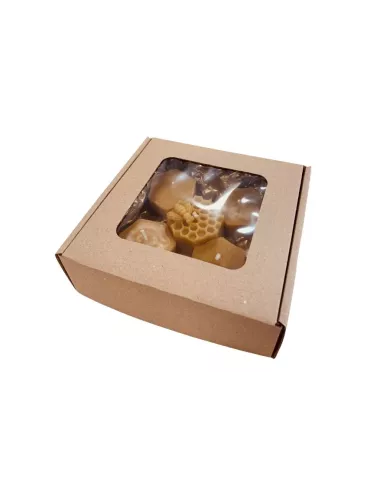 Zestaw naturalnych świeczek