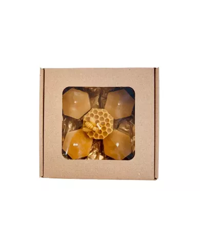 Zestaw naturalnych świeczek