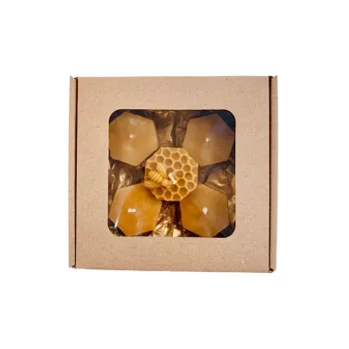 Zestaw naturalnych świeczek