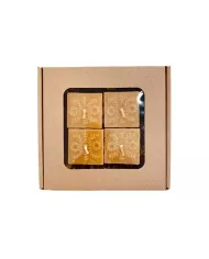 zestaw 4 świec z wosku pszczelego: WYPRZEDAŻ