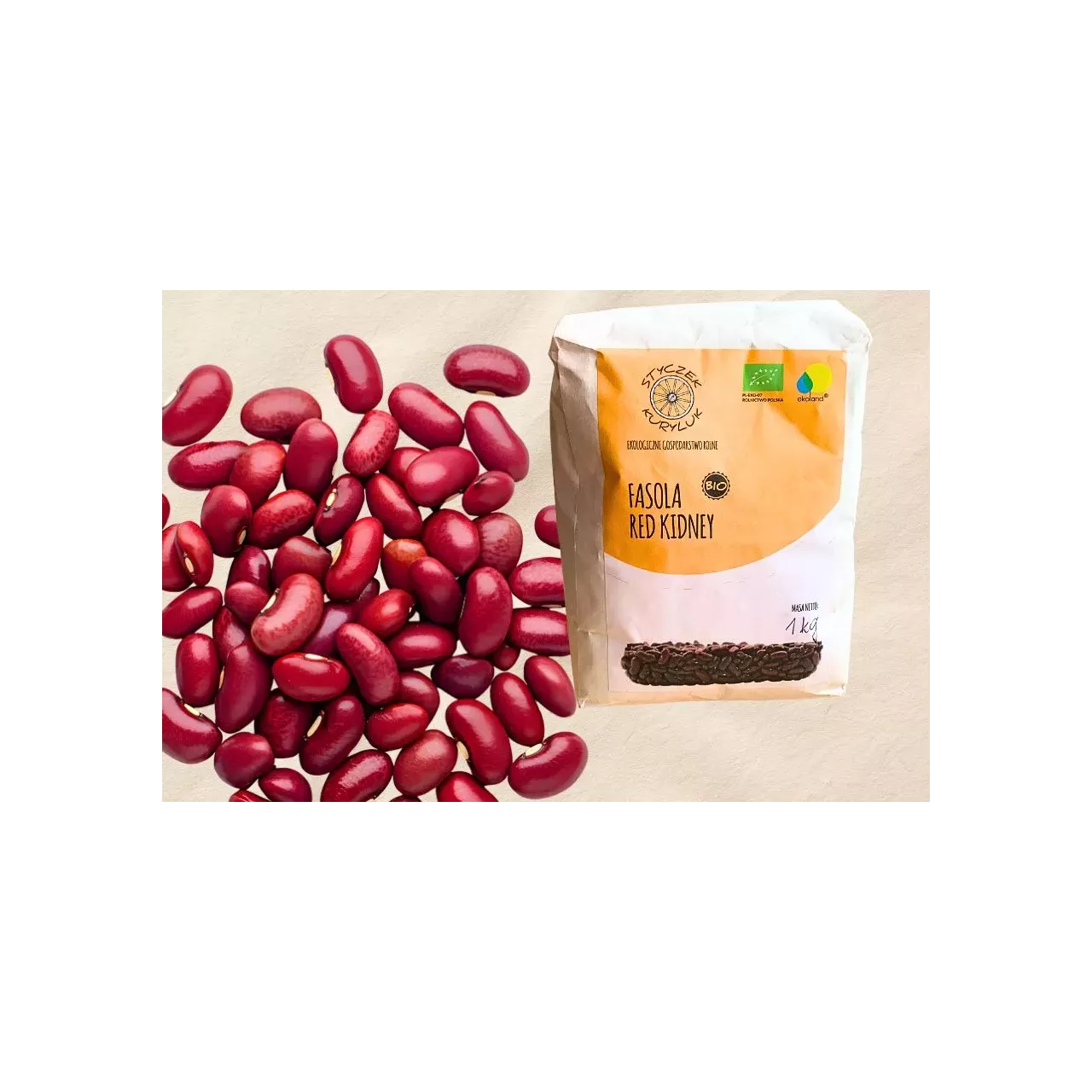Fasola Czerwona Red Kidney BIO 1 kg