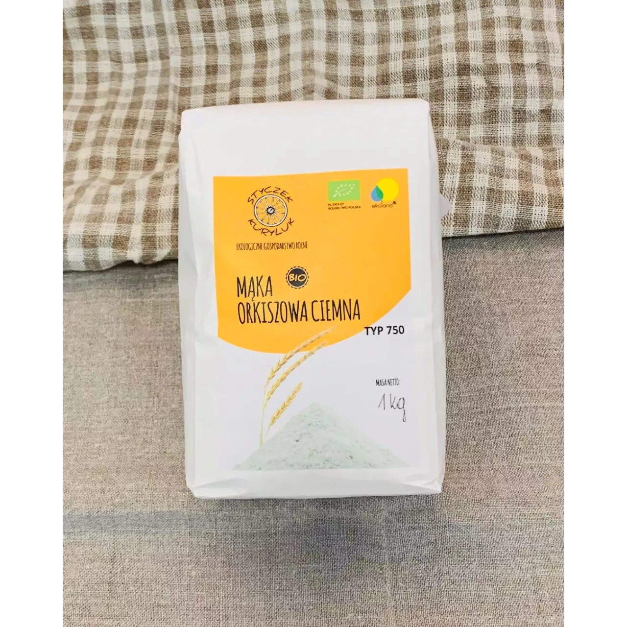 Mąka Orkiszowa Ciemna BIO 1kg