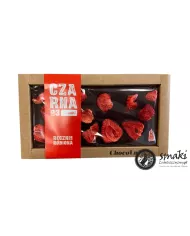 Czekolada CZARNA - truskawka liofilizowana 105 g