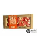 Czekolada biała BEZ CUKRU truskawka 53 g