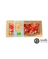 Czekolada biała BIO truskawka 53 g