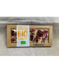 Czekolada biała BIO malina i jeżyna 53 g