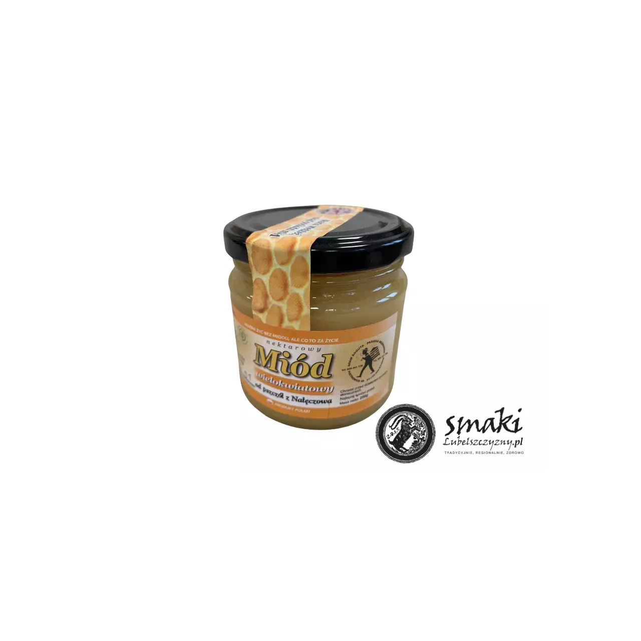 Miód wielokwiatowy 250 g z okolic Nałęczowa