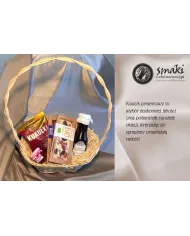 Koszyk prezentowy SŁODKIE POZDROWIENIA