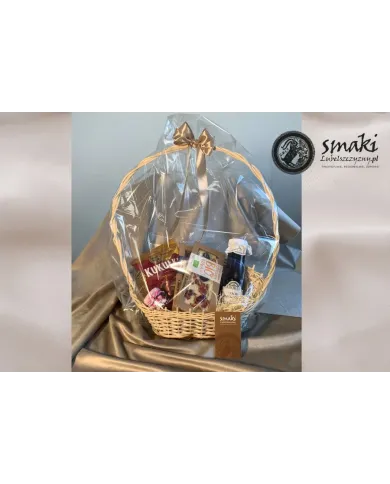 Koszyk prezentowy SŁODKIE POZDROWIENIA