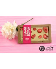 Czekolada biała z truskawką 105 g