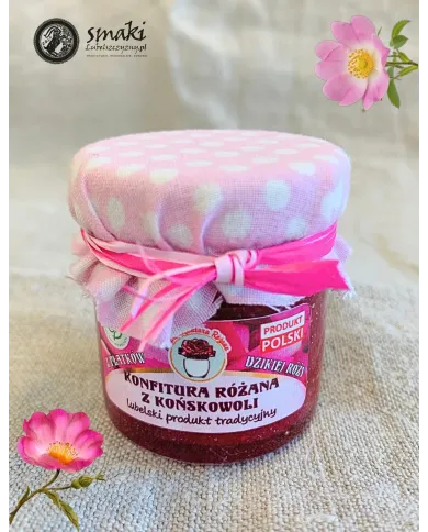 Konfitura różana z Końskowoli 50 g - MANUFAKTURA RÓŻANA